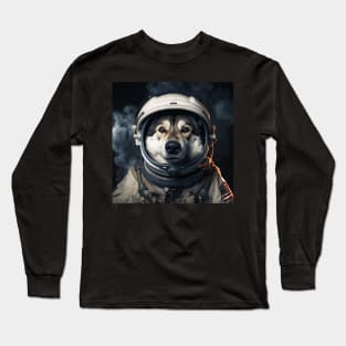 Astro Dog - Norwegian Elkhound Long Sleeve T-Shirt